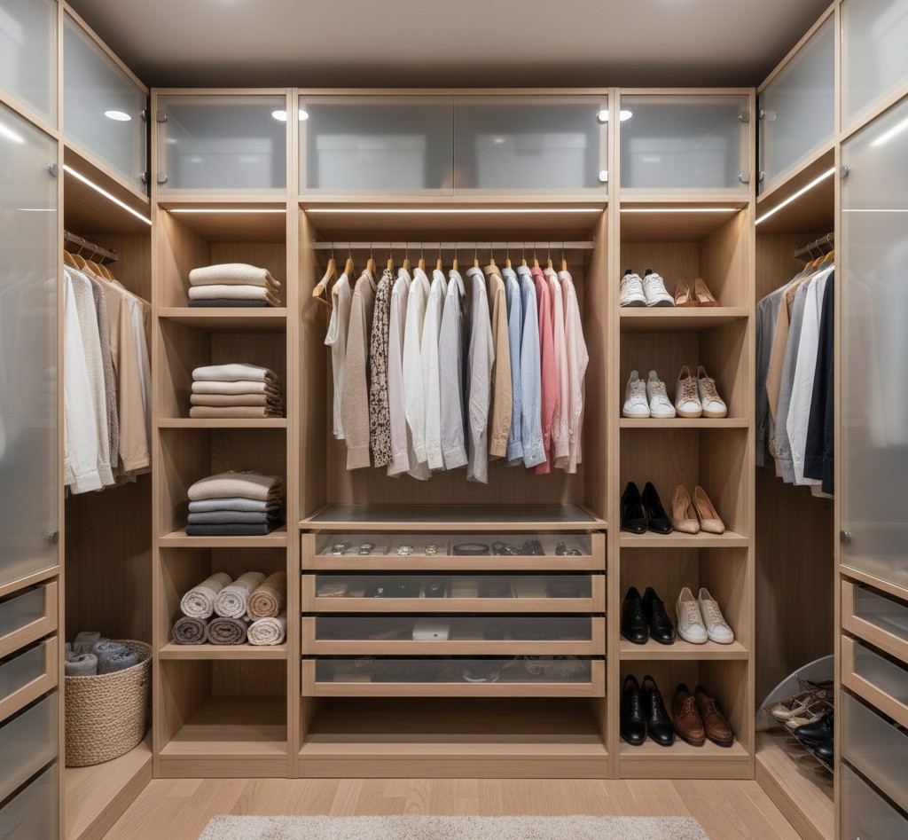 Garderobe organisering